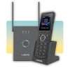 Fanvil W710P DECT phone system base and handset Fanvil W710P wireless IP phone setup Fanvil W710D base station with W610D handset Fanvil W710P cordless VoIP phone display Fanvil W710P business DECT communication system Fanvil W710P wireless office phone solution