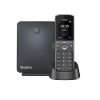 Yealink W73P DECT cordless phone system Yealink W73P handset and base station setup W73P office wireless VoIP phone Yealink DECT phone with color display W73P business communication system Yealink cordless IP phone on desk