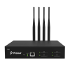 Yeastar TG400L 4 port LTE VoIP gateway front view TG400L SIM card slots and antenna connectors Yeastar 4G LTE gateway installed in office network TG400L VoIP gateway ports and interfaces Yeastar gateway device for business communication TG400L LTE gateway with antennas connected