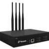 Yeastar TG400L 4 port LTE VoIP gateway front view TG400L SIM card slots and antenna connectors Yeastar 4G LTE gateway installed in office network TG400L VoIP gateway ports and interfaces Yeastar gateway device for business communication TG400L LTE gateway with antennas connected