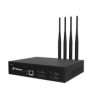 Yeastar TG400L 4 port LTE VoIP gateway front view TG400L SIM card slots and antenna connectors Yeastar 4G LTE gateway installed in office network TG400L VoIP gateway ports and interfaces Yeastar gateway device for business communication TG400L LTE gateway with antennas connected
