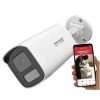 Hikvision 6MP ColorVu bullet camera front view Hikvision DS-2CD1067G2H outdoor security camera installed ColorVu night full color surveillance example Hikvision hybrid light camera white light mode Bullet CCTV camera weatherproof design IP67 Hikvision 4mm lens wide angle security camera