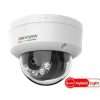 Hikvision 6MP ColorVu dome camera front view DS-2CD1167G2H dome camera ceiling installation ColorVu full color night surveillance sample Hikvision dome camera hybrid light feature Outdoor vandal resistant dome CCTV camera Hikvision dome camera wide angle coverage