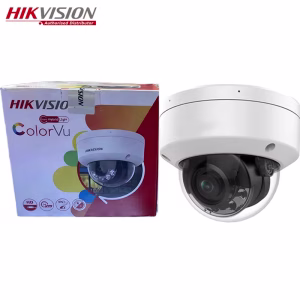 Alternative view of Hikvision - 6 MP ColorVu with Smart Hybrid Light Fixed Dome Network Camera - DS-2CD1167G2H-LIU