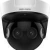 Hikvision DS-2CD6924GO-HIS 8MP PanoVu camera Hikvision 180 degree panoramic security camera Hikvision multi-lens outdoor IP camera Hikvision PanoVu 8MP surveillance camera Hikvision panoramic CCTV camera with IR Hikvision DS-2CD6924GO-HIS network camera