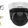 Hikvision DS-2CD6924GO-HIS 8MP PanoVu camera Hikvision 180 degree panoramic security camera Hikvision multi-lens outdoor IP camera Hikvision PanoVu 8MP surveillance camera Hikvision panoramic CCTV camera with IR Hikvision DS-2CD6924GO-HIS network camera