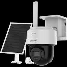 Hikvision DS-2CFSP4 4G solar PT camera Hikvision solar powered outdoor CCTV camera 4MP Hikvision wireless security camera Hikvision PT camera with solar panel Outdoor Hikvision 4G surveillance camera Hikvision full-color solar security camera