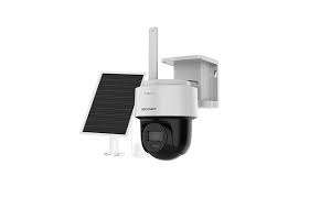 Hikvision DS-2CFSP4 4G solar PT camera Hikvision solar powered outdoor CCTV camera 4MP Hikvision wireless security camera Hikvision PT camera with solar panel Outdoor Hikvision 4G surveillance camera Hikvision full-color solar security camera