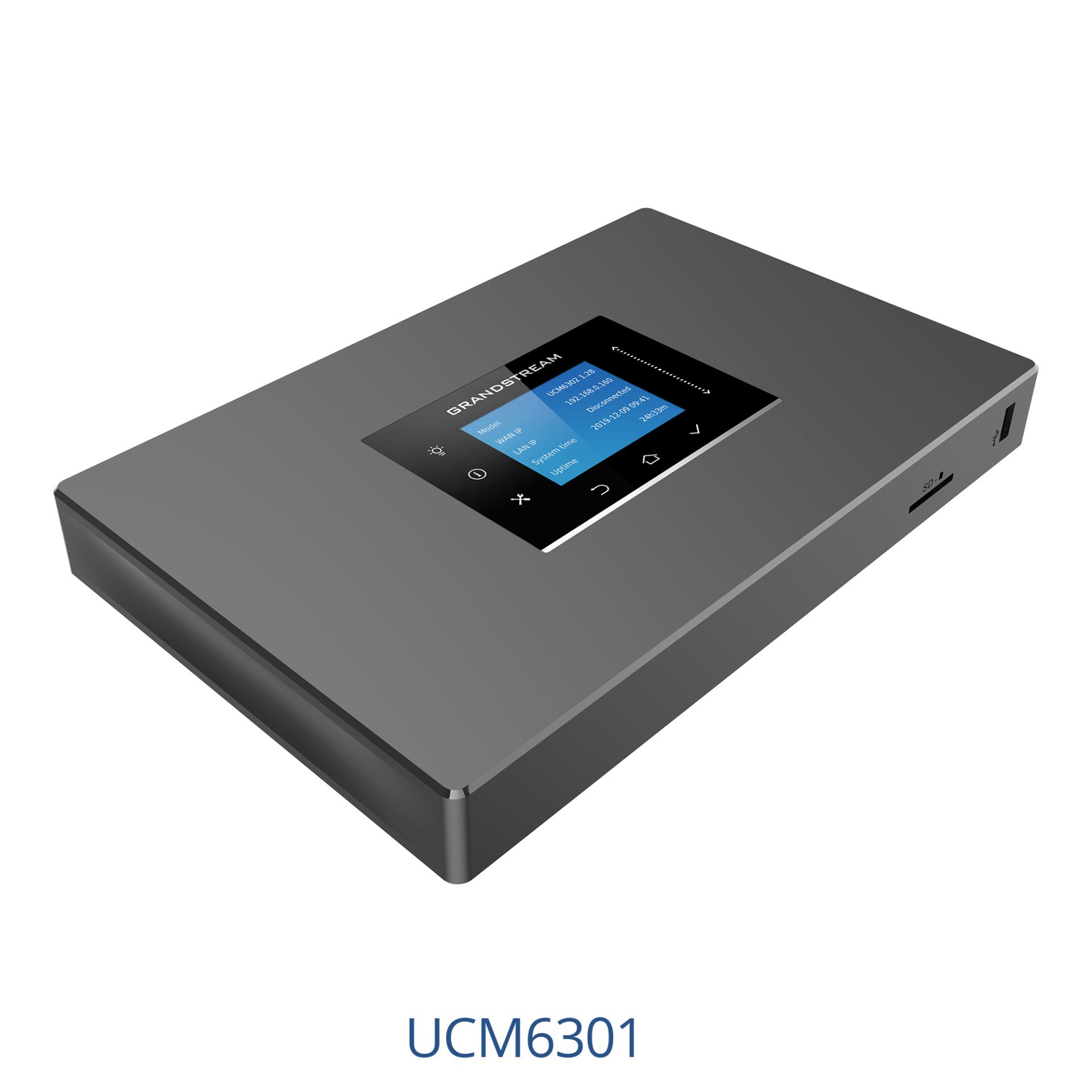 Grandstream UCM6301 IP PBX front panel