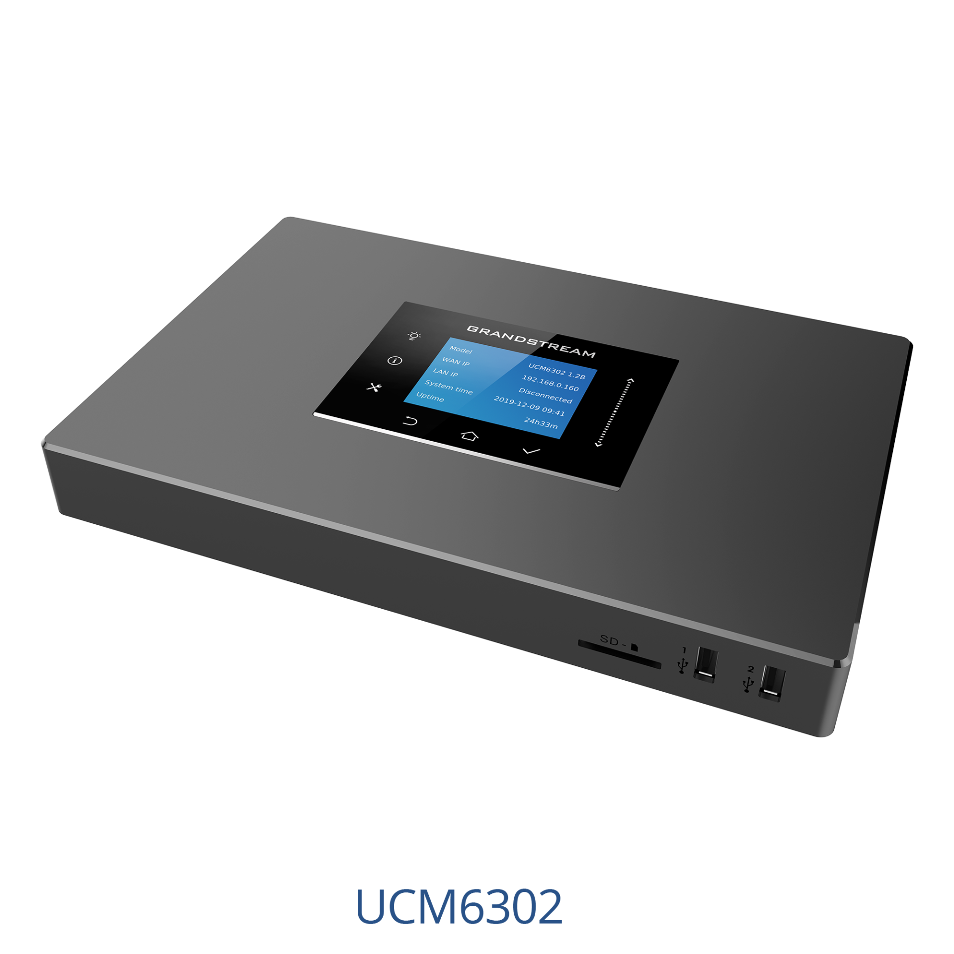 Grandstream UCM6302 IP PBX front panel