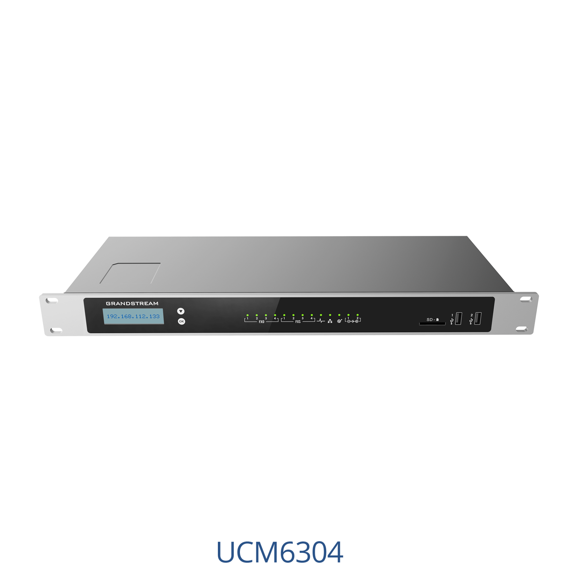 Grandstream UCM6304 IP PBX front panel