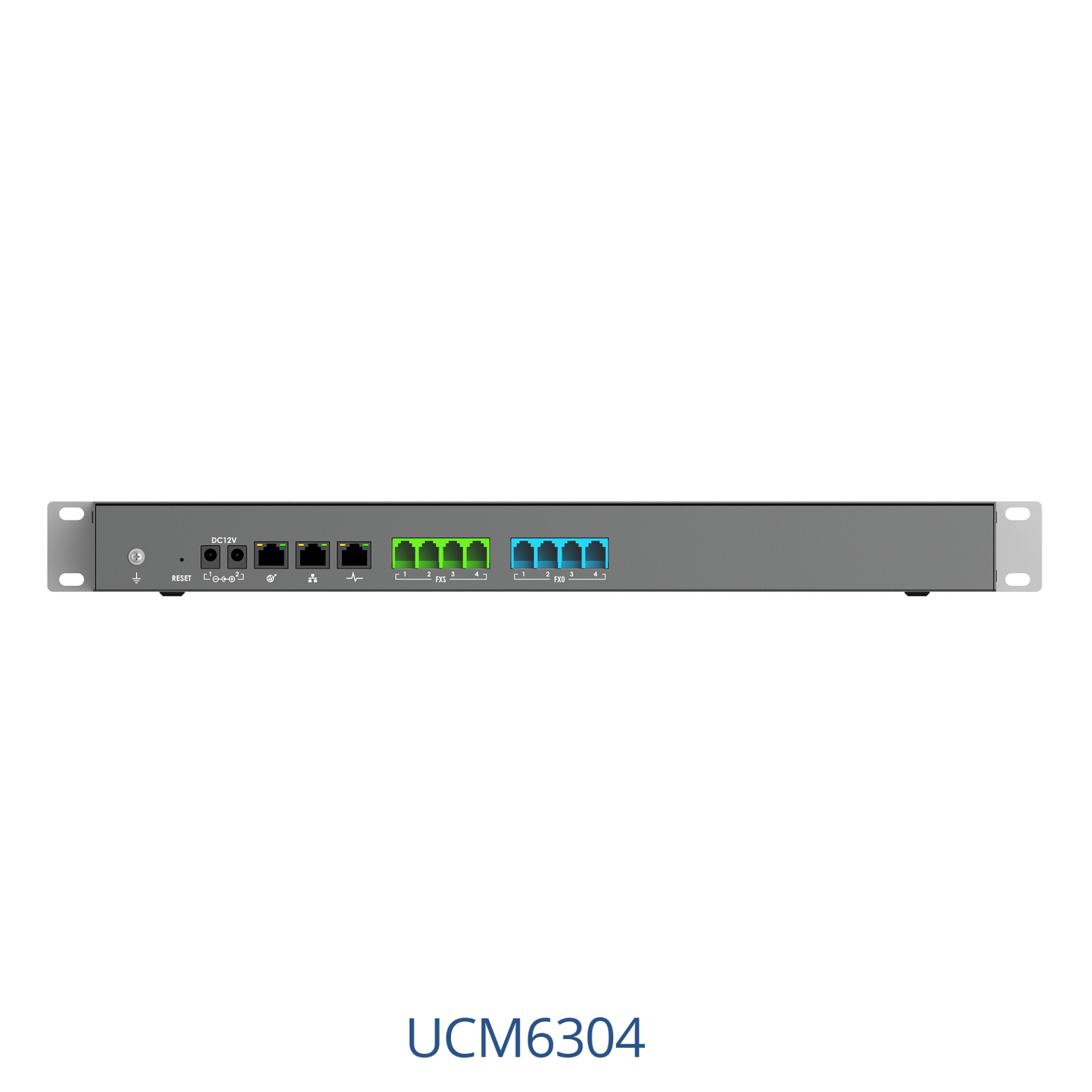 Grandstream UCM6304 IP PBX back panel