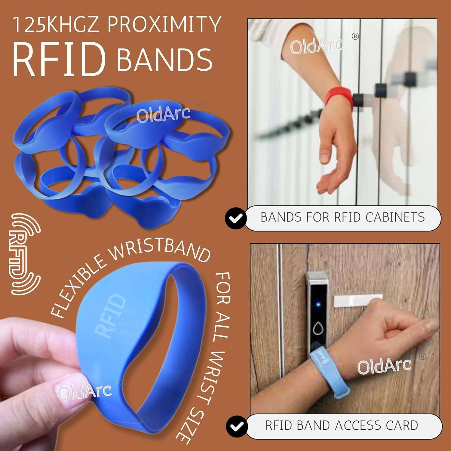ID/IC Wristband S-WB4D/S-WB4C RFID Bracelet