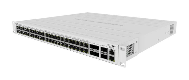 MikroTik CRS354-48P-4S+2Q+RM rackmount switch