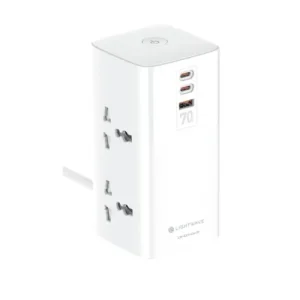 LW EXT-42C1U-3P Extension Socket front view