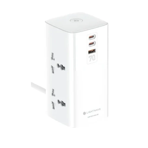 LW EXT-42C1U-3P Extension Socket front view
