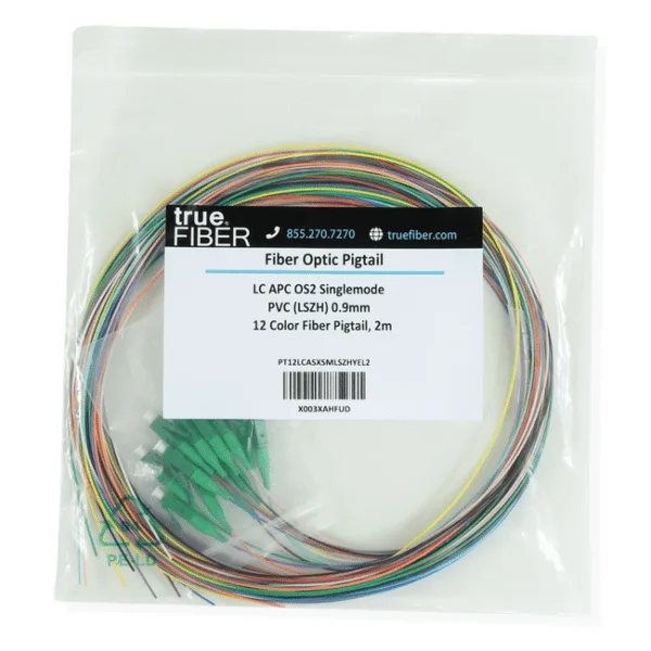 LW-PT-SCA-SM Fiber Pigtail SC APC single mode 2m