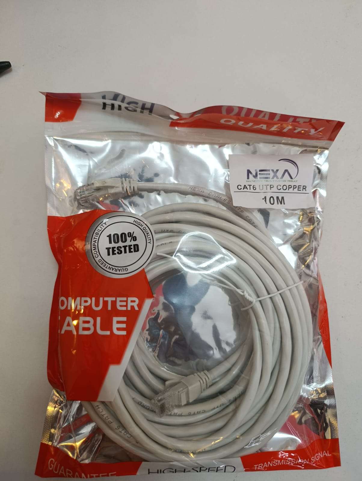 NEXA Copper CAT6 UTP Patch Cord 10M Grey