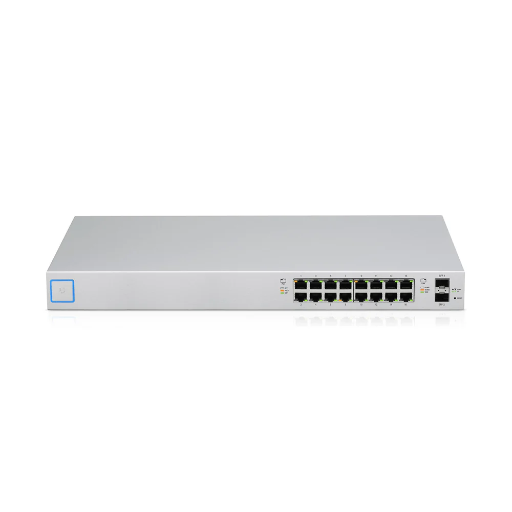 Ubiquiti UniFi 16-Port PoE Switch USW-16-POE front view