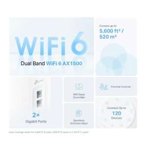Deco X10 3 Pack WiFi 6 mesh system for seamless whole-home wireless coverage