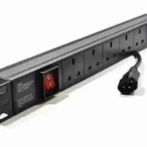 10-Way Multi Aluminum PDU 1.5U with UK Plug