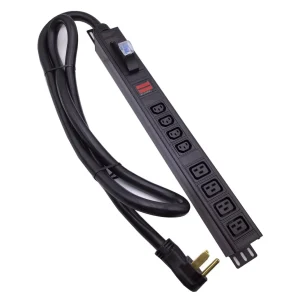 8-Way C13 Aluminum PDU with UK plug