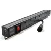 6-Way C13 Aluminum PDU for server racks