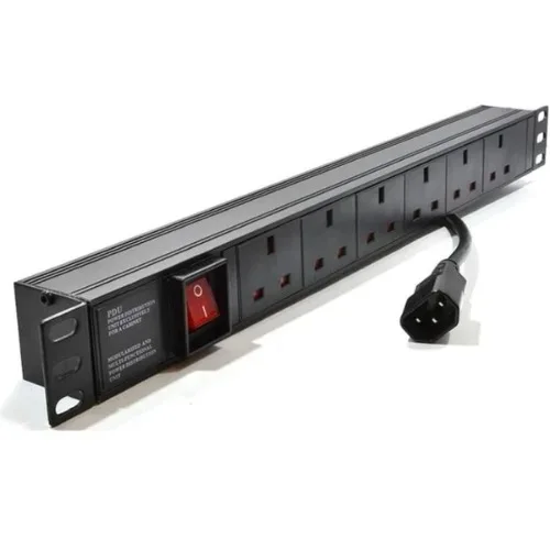 6-Way C13 Aluminum PDU for server racks