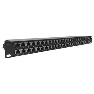 APKR Cat 6 48 Port Patch Panel Loaded