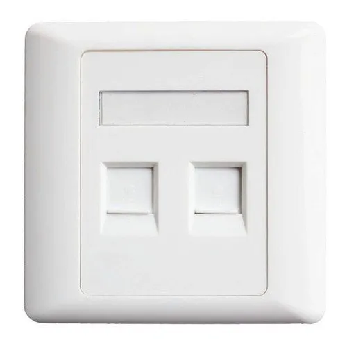 Easenet CAT6 Dual Faceplate
