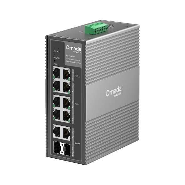 TP-Link IES210GPP Omada 10-Port Gigabit Industrial Managed PoE Switch