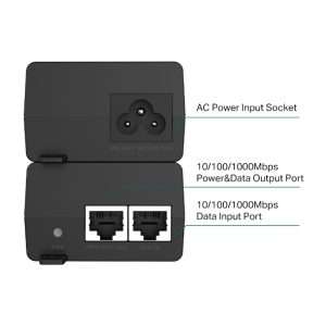 Alternative view of TP-Link POE160S Omada PoE+ Injector