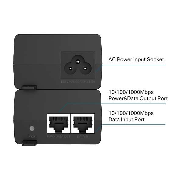 TP-Link POE160S Omada PoE+ Injector - Image 2