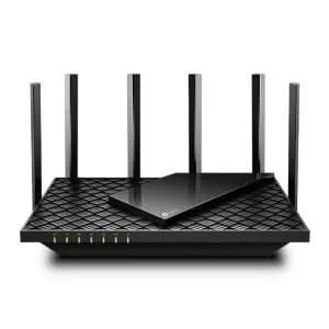 Archer AX72 dual-band Gigabit Wi-Fi 6 router with six antennas