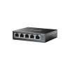 TP-Link ES205GP Omada 5-Port Gigabit Easy Managed PoE+ Switch ports view
