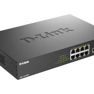 Alternative view of D-Link DGS-1010MP Gigabit PoE Switch with 10 Ports