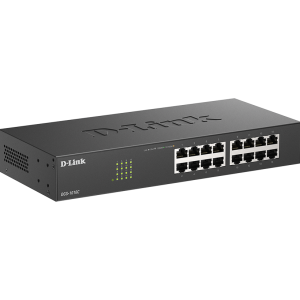 DGS-1016C 16-Port Gigabit Unmanaged Switch port view