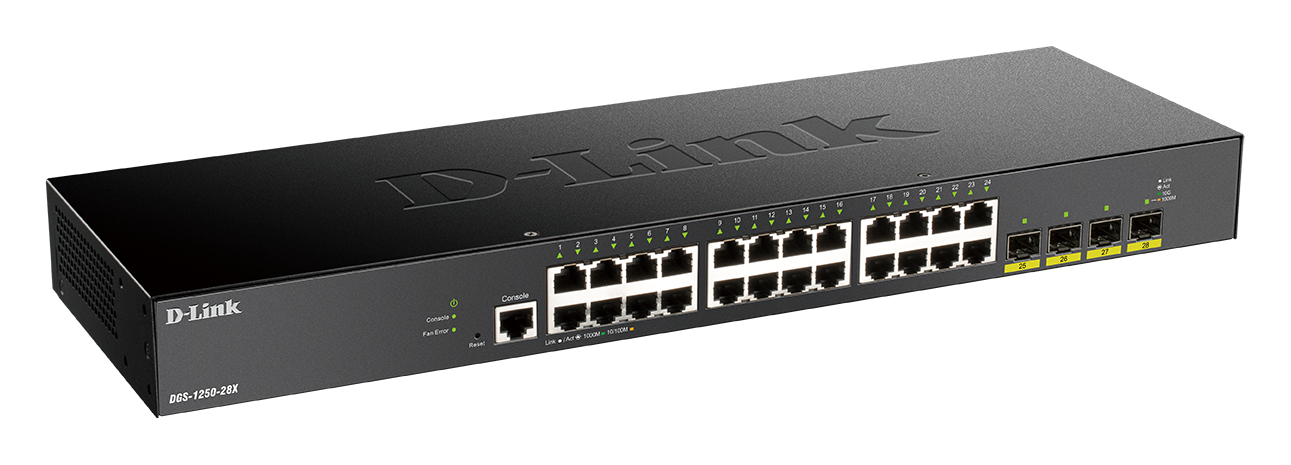 DGS-1250-52X 48-Port Smart Managed Gigabit Switch right