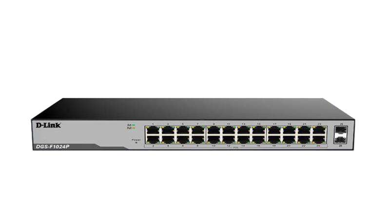 DGS-F1024P 24-Port Gigabit PoE+ Switch