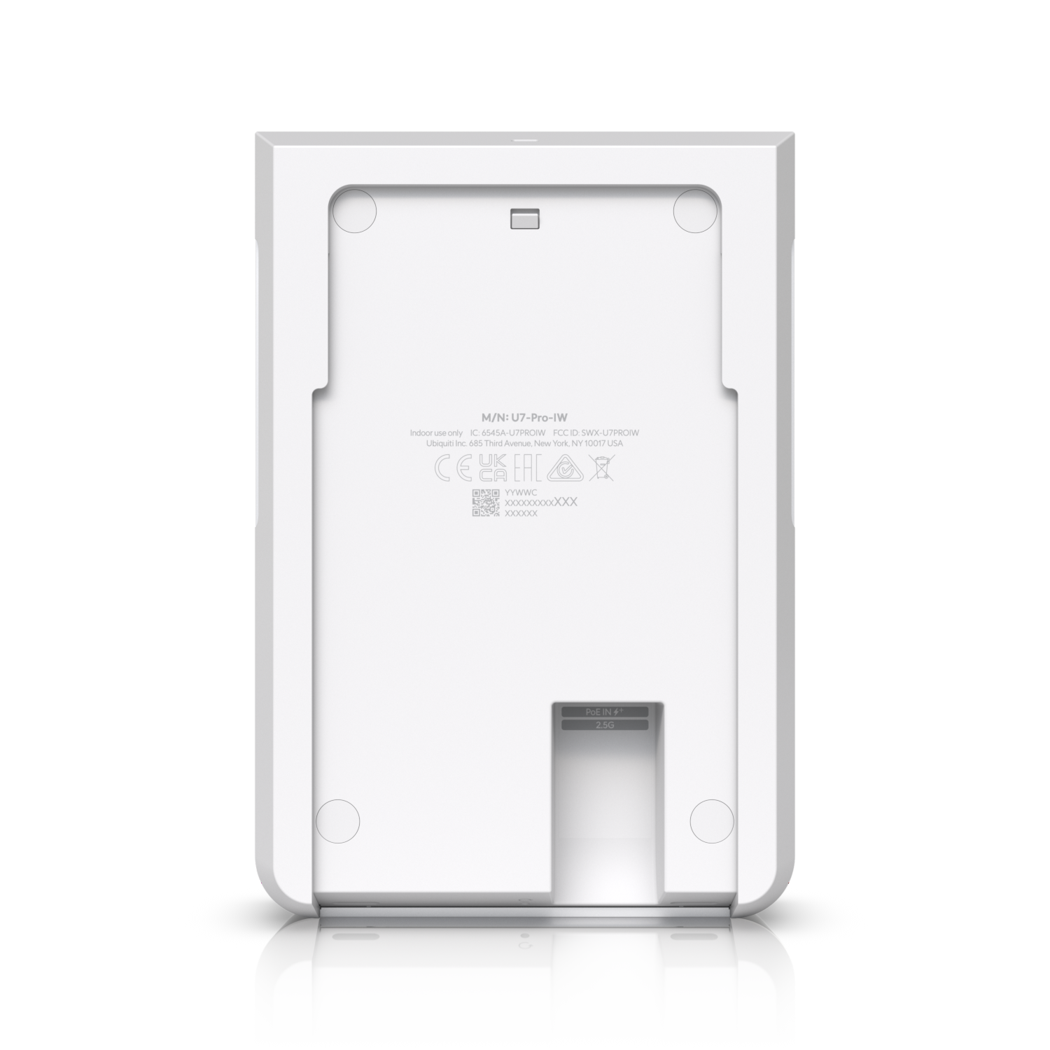 U7-PRO-WALL access point rear profile