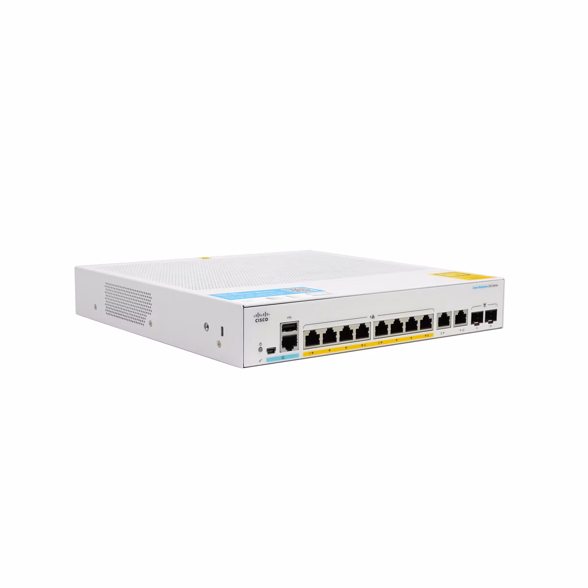 Cisco CBS350-8FP-2G 8-Port Gigabit PoE+ Managed Switch with 2 Gigabit SFP Combo Ports - Image 3