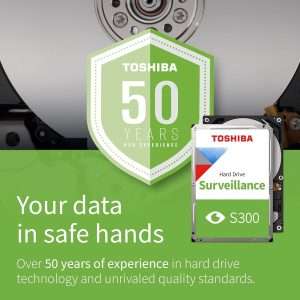 Alternative view of Toshiba HDWT720UZSVA-2 S300 Surveillance HDD